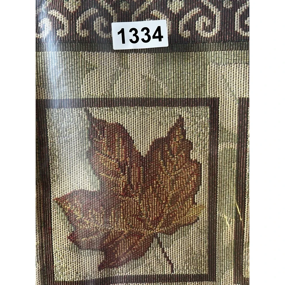 Fall Harvest Autumn Woven Tapestry Placemats Set of 4 Autumn Leaves Dinner 18